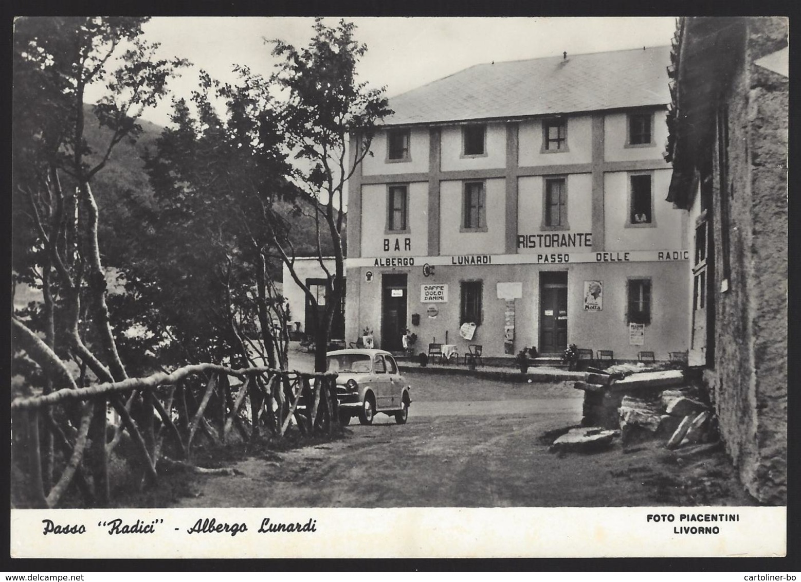 Passo Delle Radici (Lucca) - Albergo Lunardi - Non Viaggiata, FG - Lucca