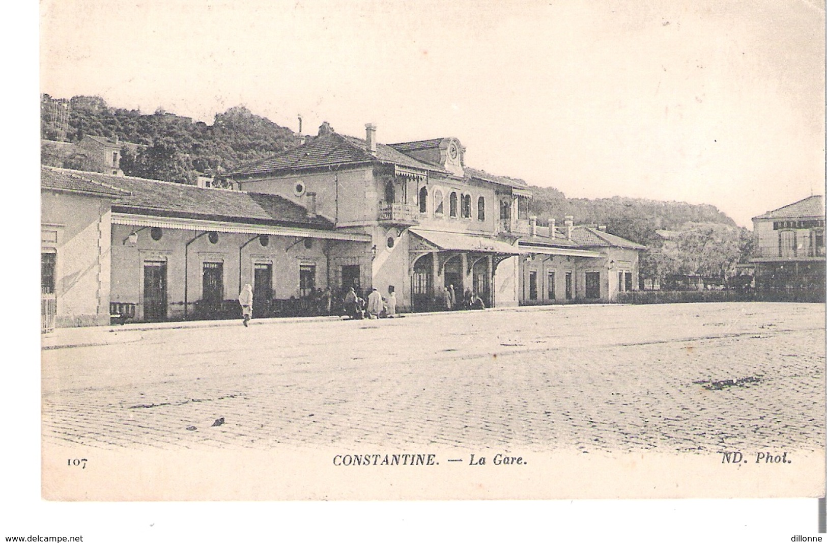 C P A  ALGERIE    CONSTANTINE  La Gare - Autres & Non Classés