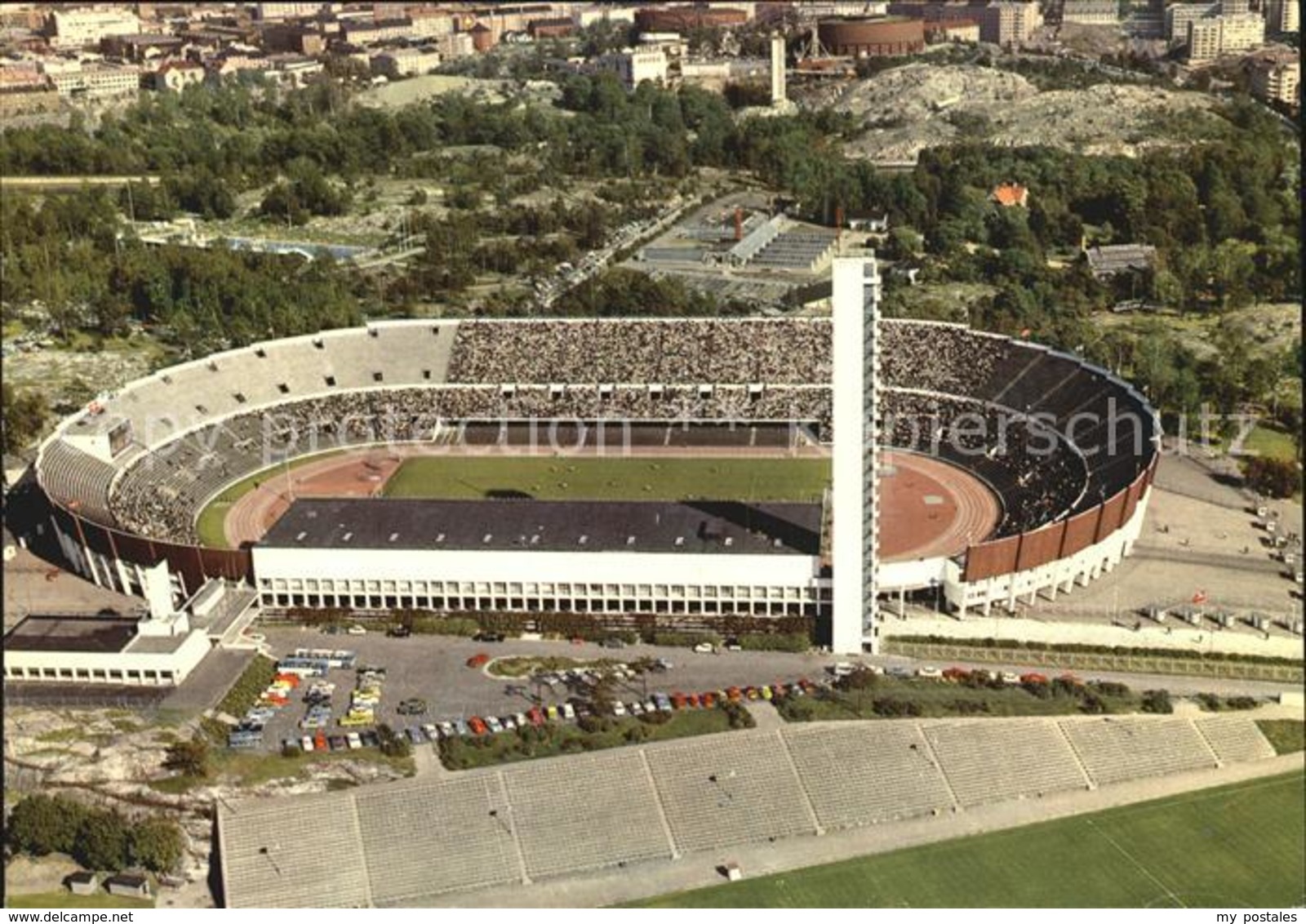 72514561 Helsinki Olympia Stadion Helsinki Fliegeraufnahme Helsinki - Finnland