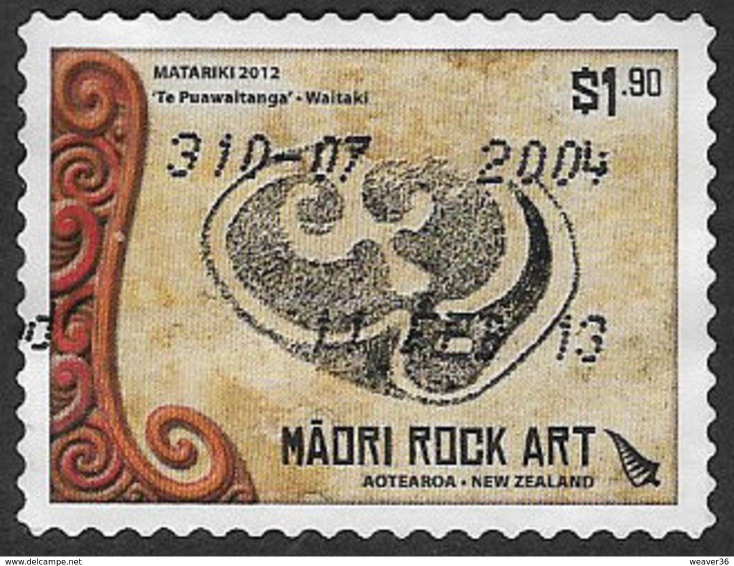 New Zealand 2012 Matariki $1.90 Good/fine Used [37/30601/ND] - Usati