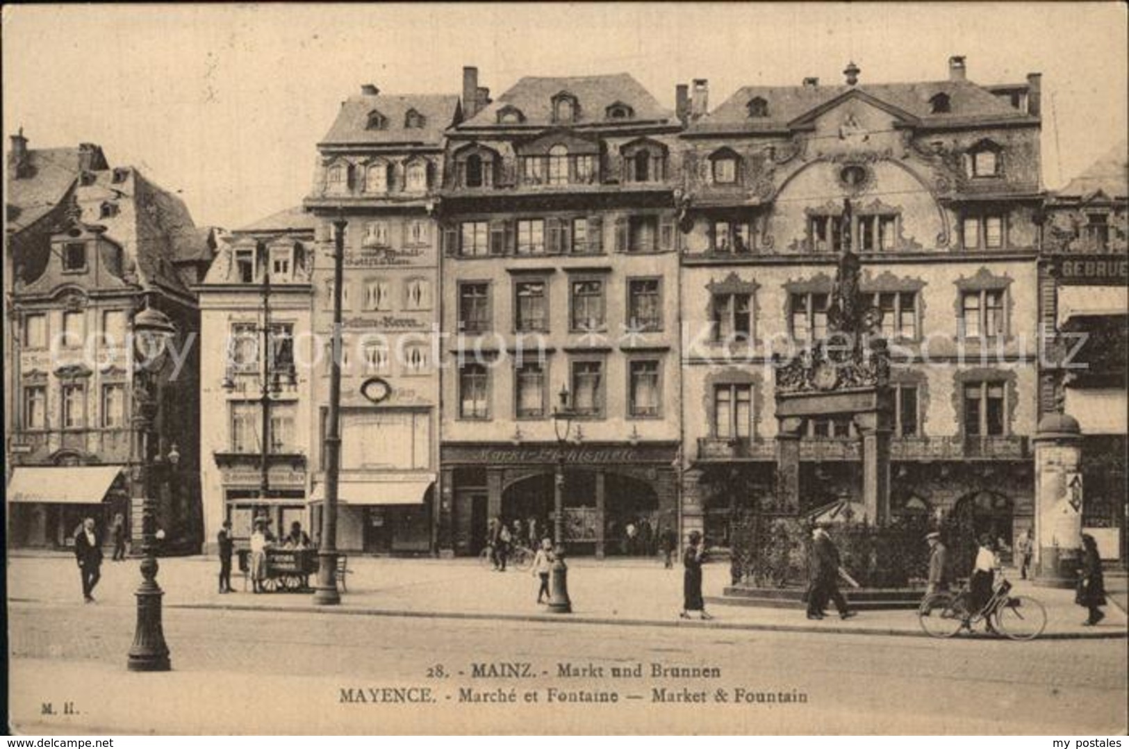 72432843 Mainz Rhein Markt Brunnen Mainz - Wiesbaden