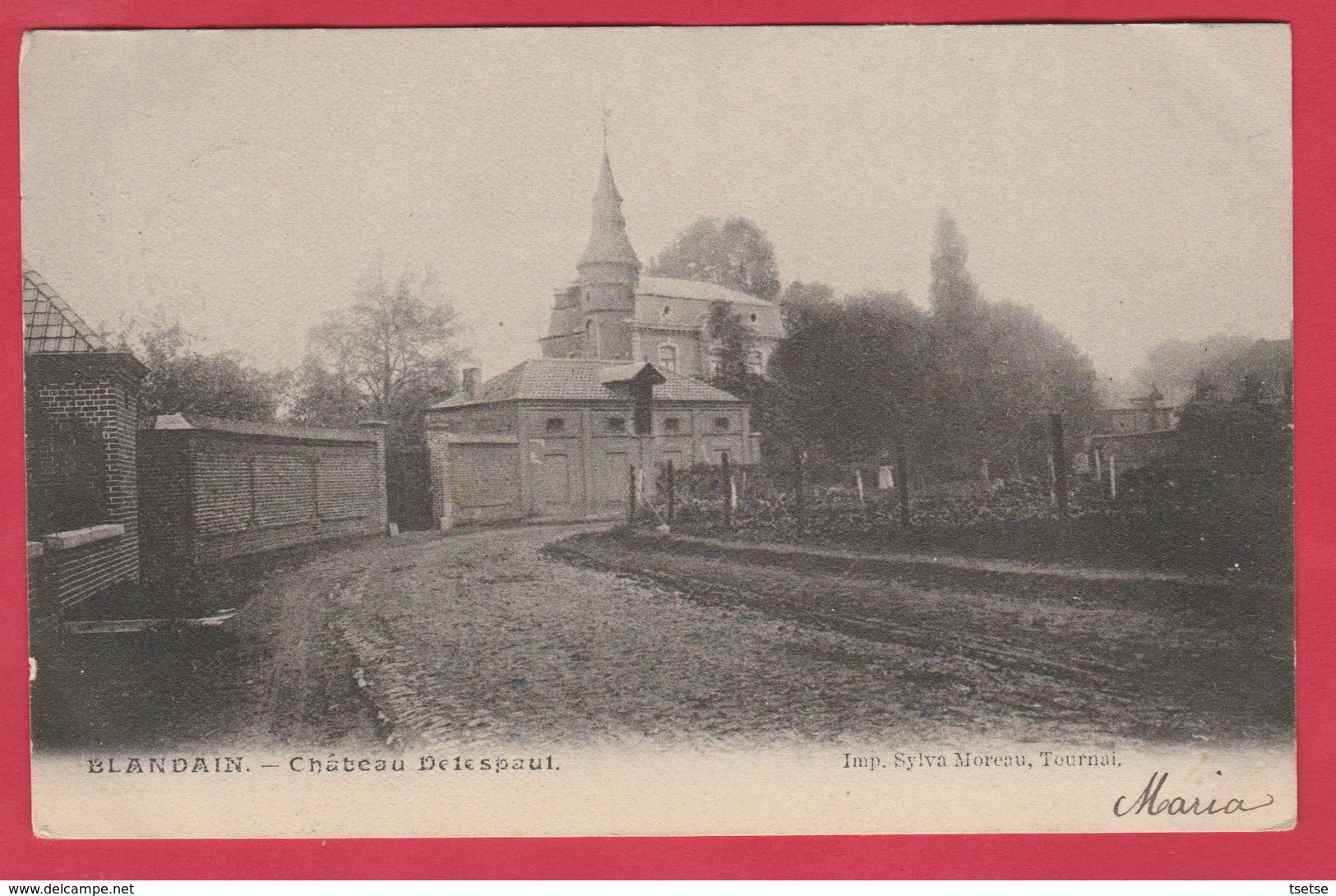 Blandain - Château Delespaul - 1905  ( Voir Verso ) - Tournai