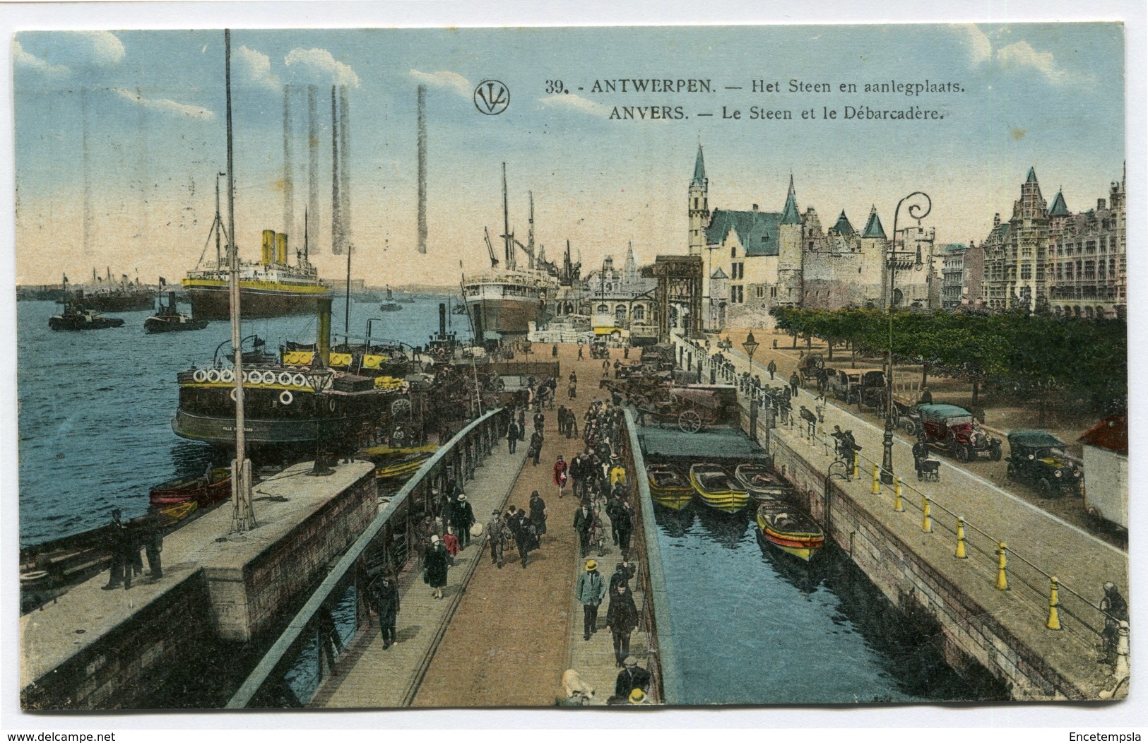 CPA - Carte Postale - Belgique - Anvers -  Le Steen Et Le Débarcadère - 1931 (CP2125) - Antwerpen