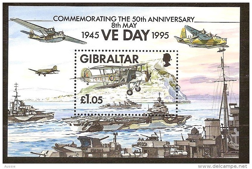 Gibraltar 1995 Yvertnr Bloc 20 ** MNH  Cote 6,00 Euro  Boten Ships - Gibraltar
