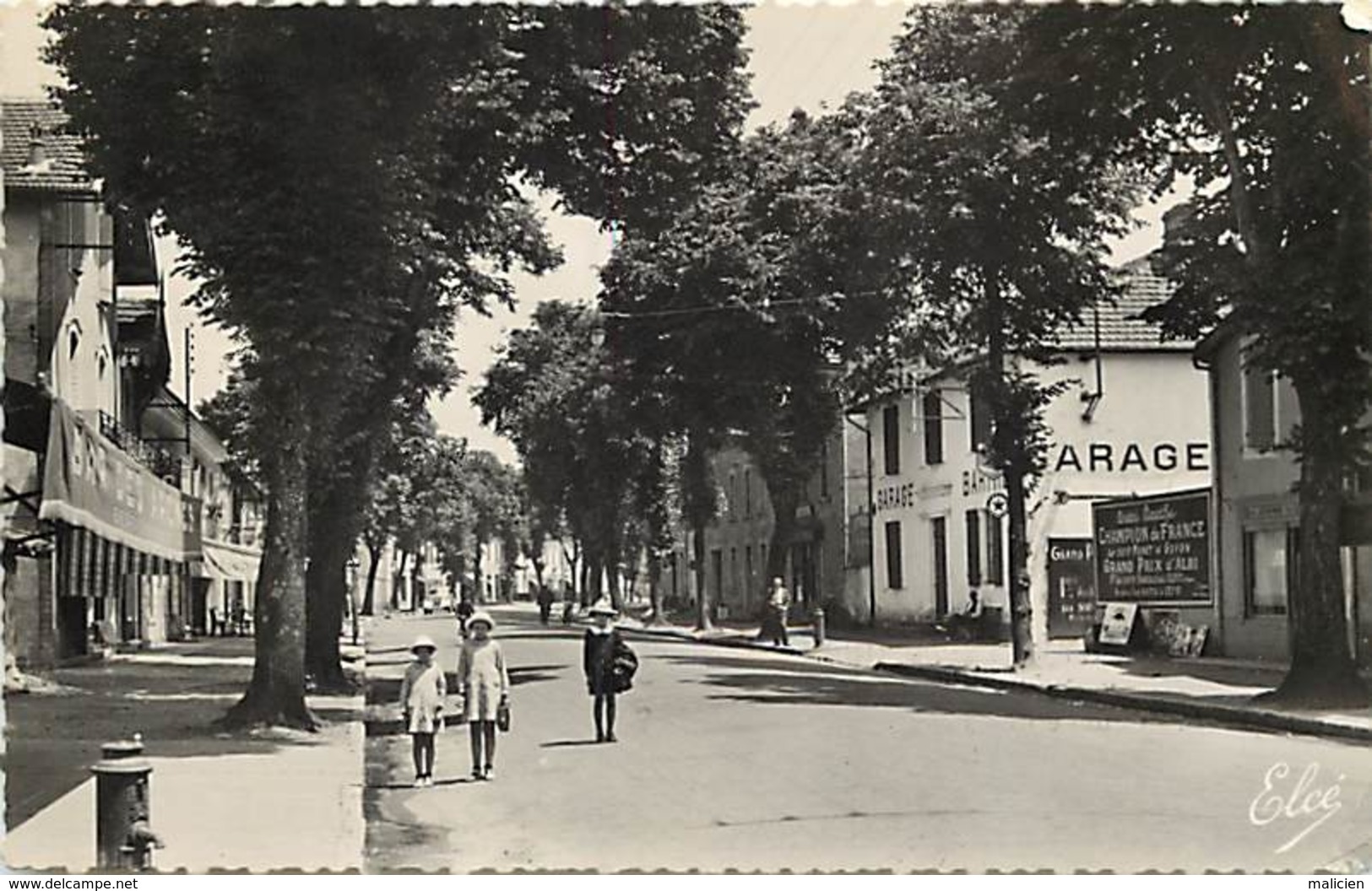 -dpts Div.-ref-YY890- Landes - Saint Vincent De Thyroose - Garage - Affiche Grands Prix Andre Barthe - Automobile - - Saint Vincent De Tyrosse