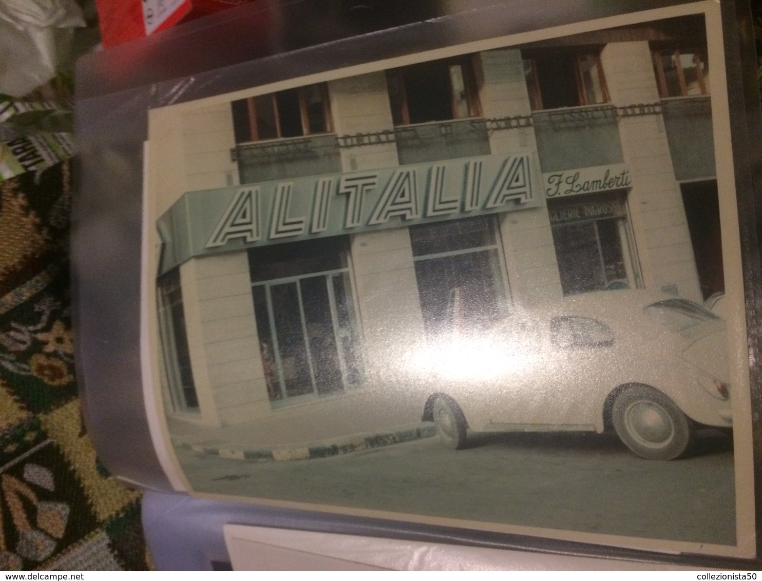 ALITALIA FOTOGRAFIA ORIGINALE ANNI 50 - Altri & Non Classificati