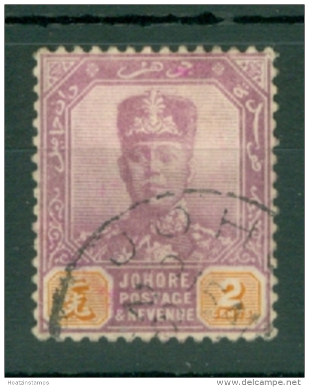 Malaya - Johore: 1904/10   Sultan Ibrahim    SG62a    2c    Used - Johore