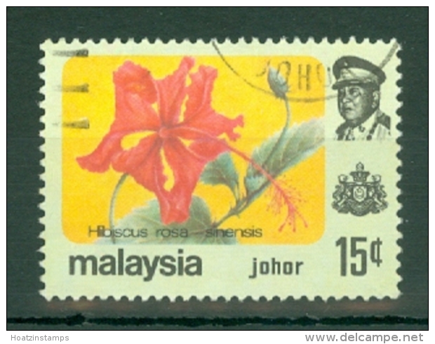 Malaya - Johore: 1979   Flowers    SG192   15c    Used - Johore