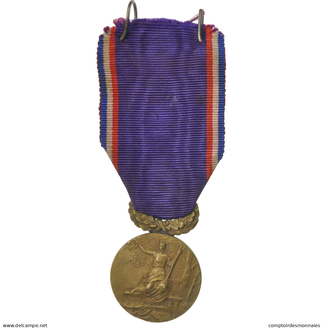 France, Union Des Amicales Laïques Du Nord, Médaille, Très Bon état, Bronze - Autres