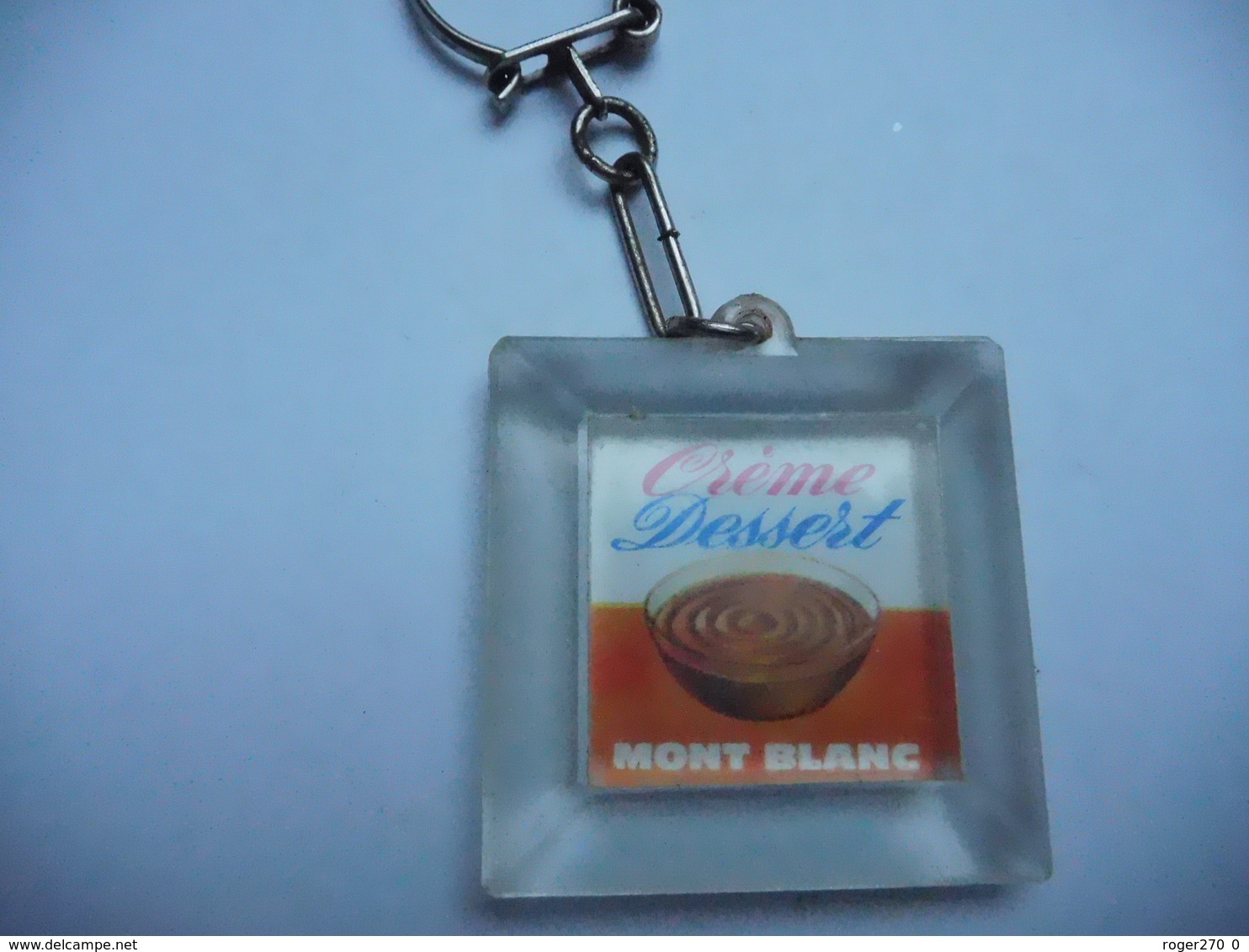 Beau Porte Clés , Lait Mont Blanc , Créme Dessert - Porte-clefs