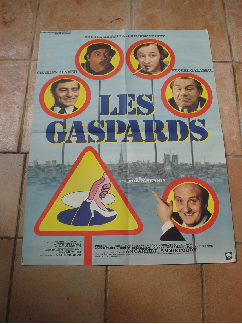 AFFICHE FILM LES GASPARDS PIERRE TCHERNIA FT 42X53 - Affiches & Posters