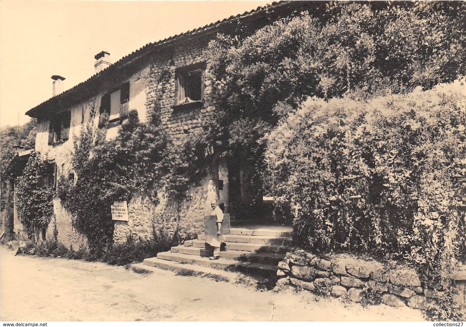 63-AMBERT- MUSEE HISTORIQUE DU PAPIER RICHARD DE BAS - LE PORCHE D'ENTREE DU MOULIN - Ambert