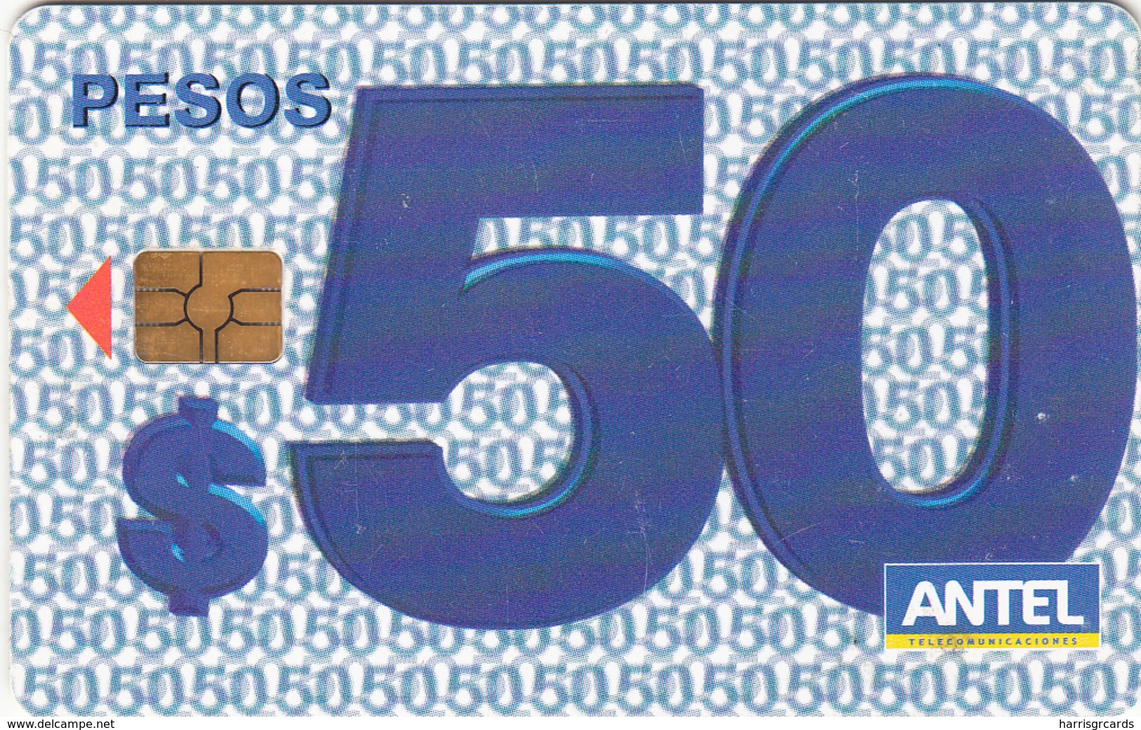 URUGUAY - 50 Pesos, TC 383a, 50 $ , Tirage 200.000, Used - Uruguay