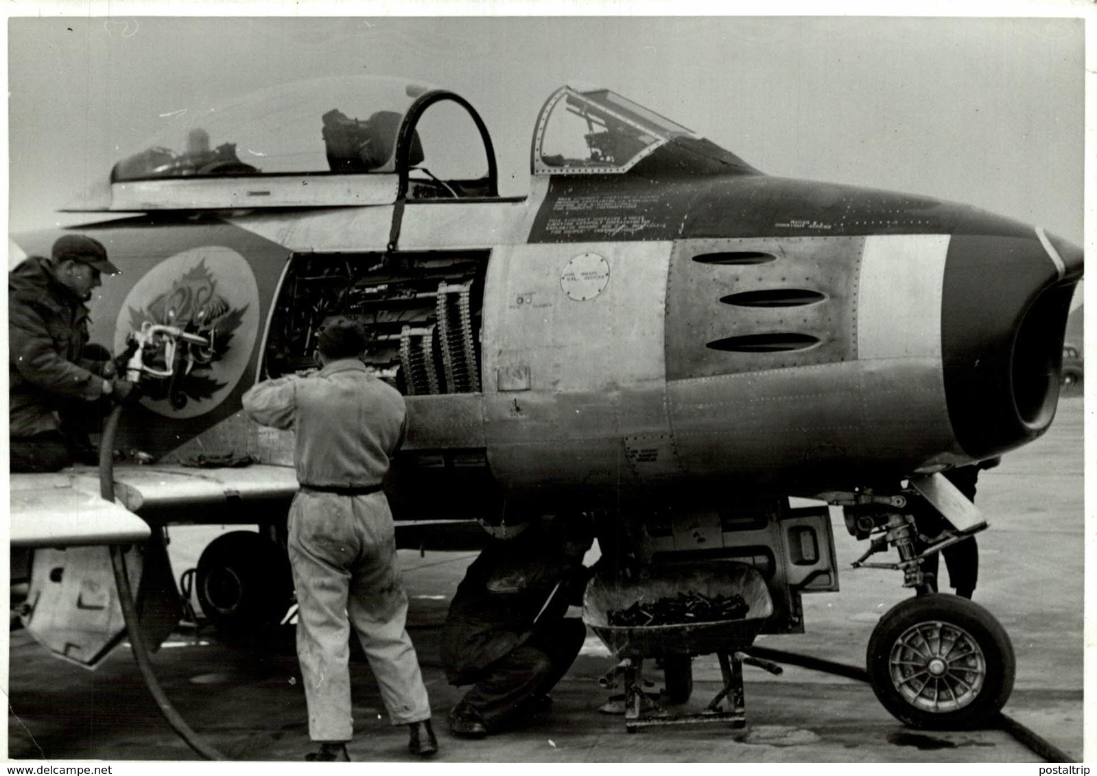 CANADAIR F86  SABRE  16 * 12 CM CANADA AEROPLANE ROYAL CANADIAN AIR FORCE - Aviación