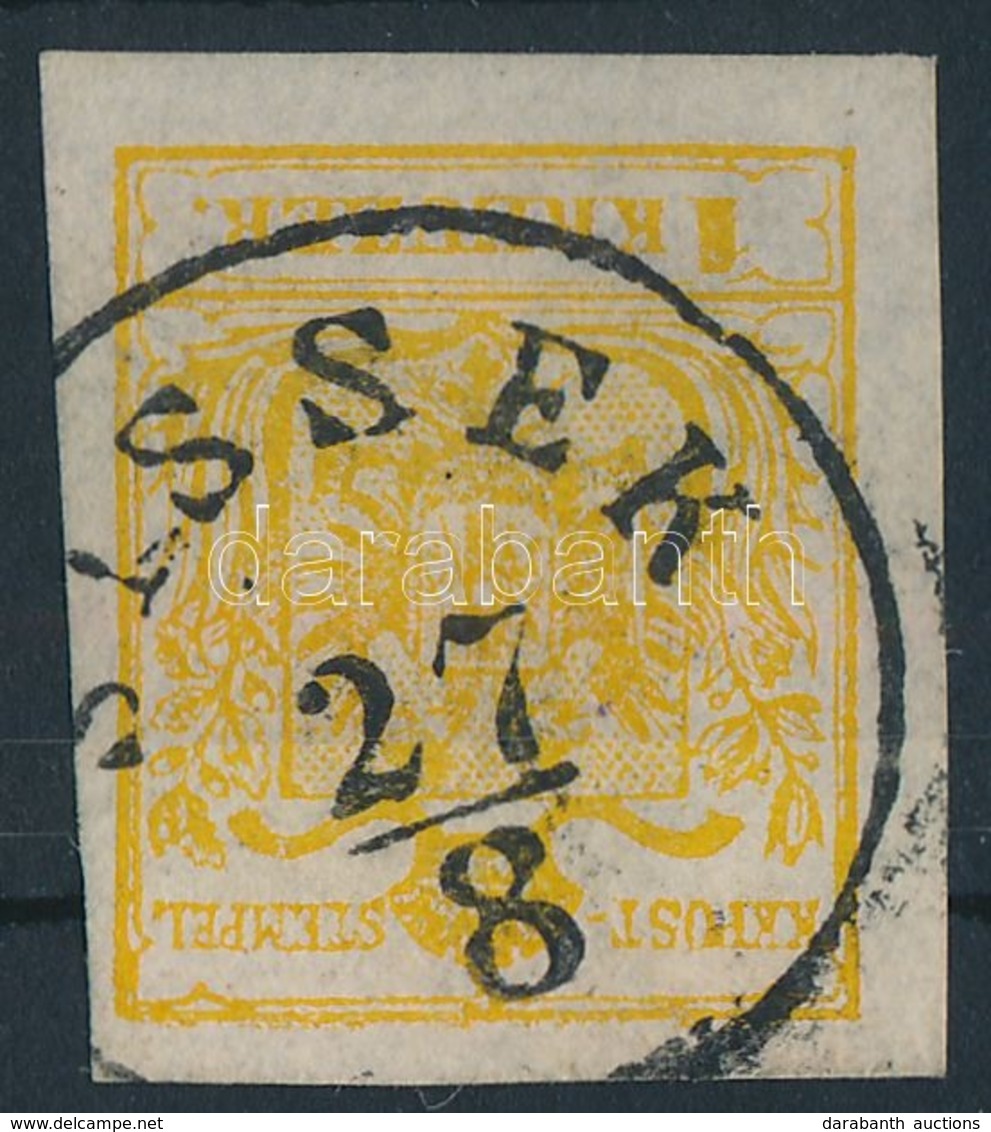 O 1850 1kr HP III Kadmium / Cadmium 'SISSEK' Certificate: Steiner - Altri & Non Classificati