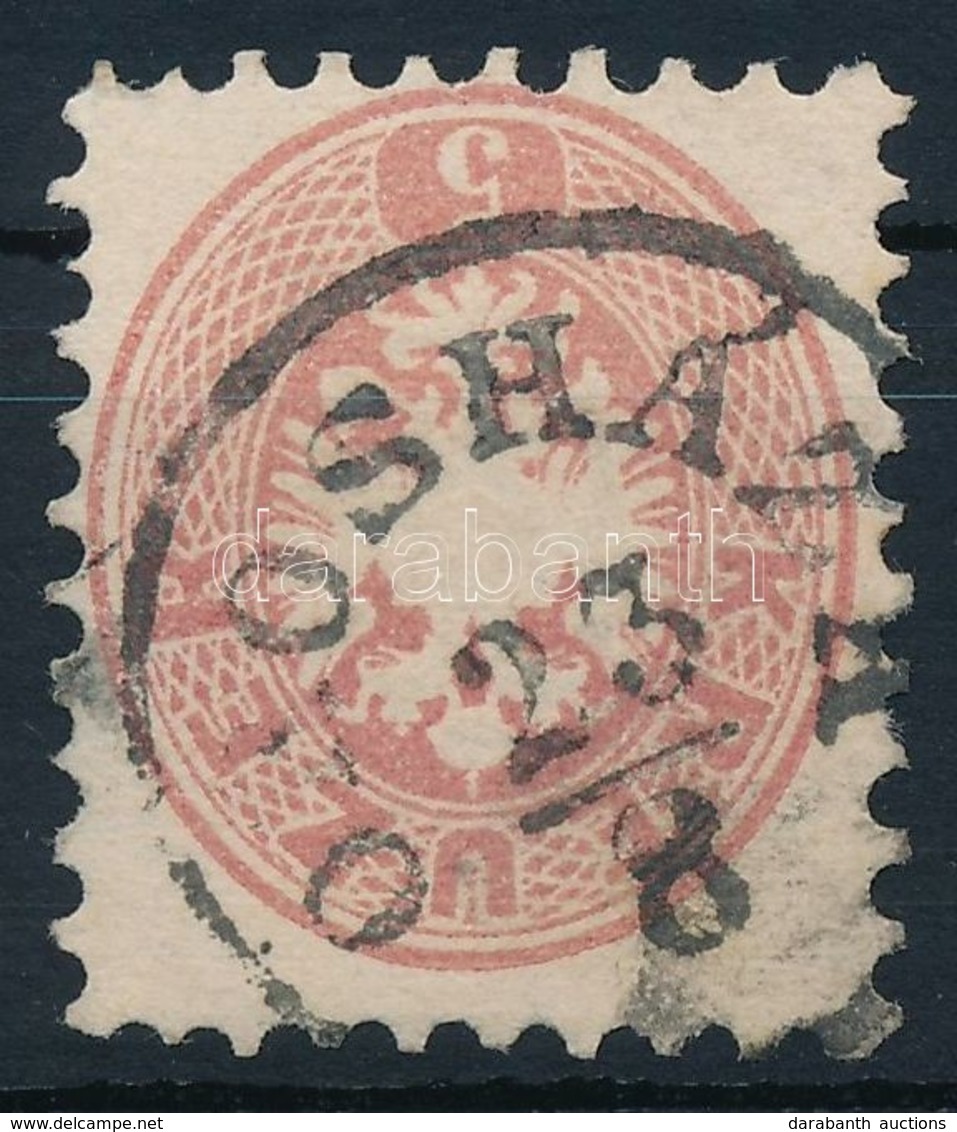 O 1864 5kr Halványrózsaszín Varratvízjellel / Pale Pink, Ladurner 'OROSHÁZA' Certificate: Steiner - Otros & Sin Clasificación
