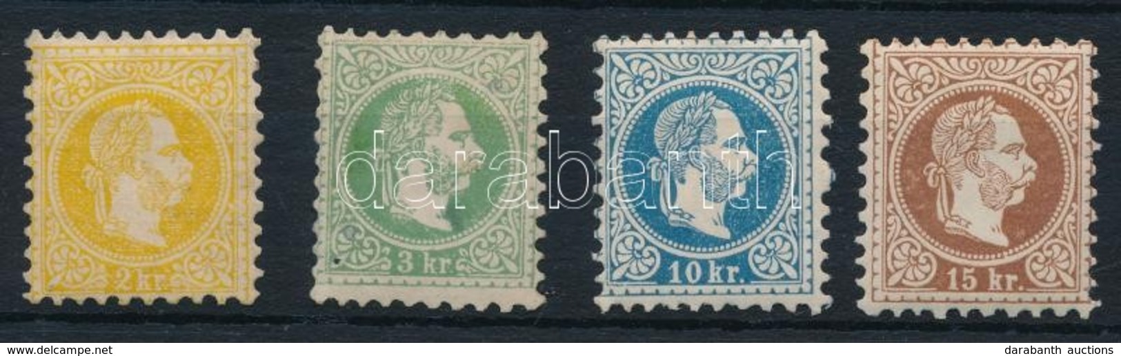 ** * 1867 2kr**, 3kr, 10kr, 15kr - Altri & Non Classificati