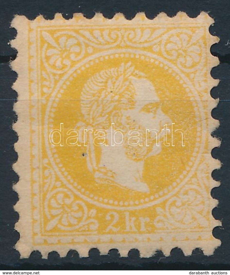 * 1867 2kr Sárga / Yellow. Certificate: Steiner - Other & Unclassified