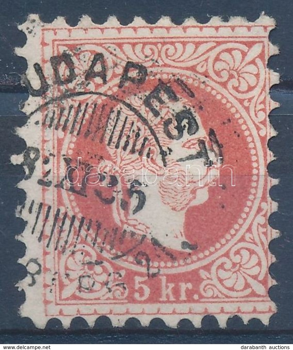 O 1867 5kr Finom Nyomású Bélyeg '(B)UDAPEST / ... BURG 23. / 82.XI.25.' Vasúti Bélyegzéssel / Railway Postmark On Austri - Altri & Non Classificati