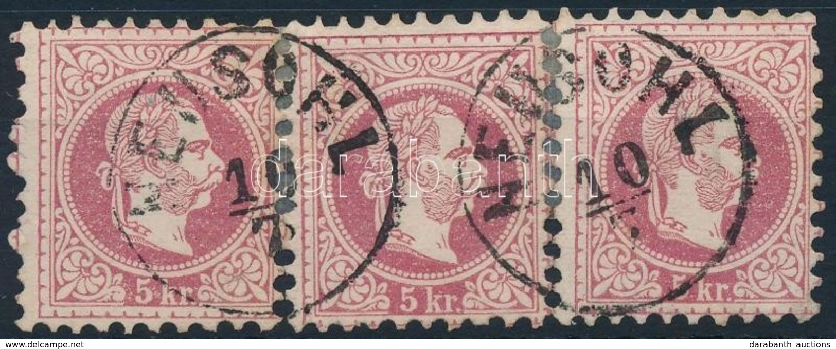 O 1867 5kr Hármascsík / Stripe Of 3 'NEUSOHL' - Altri & Non Classificati