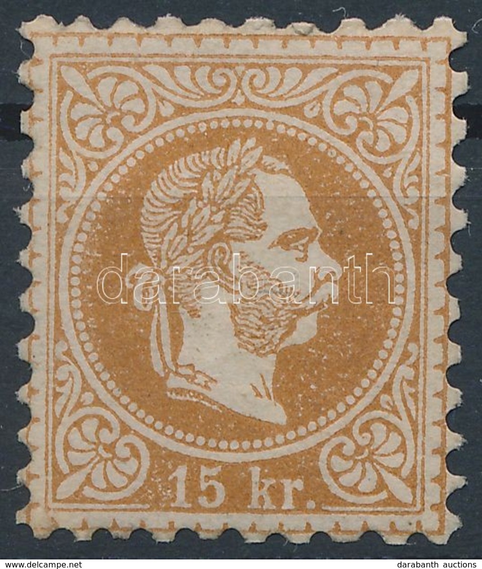 (*) 1867 15kr Vörösesbarna / Redbrown Certificate: Steiner - Altri & Non Classificati