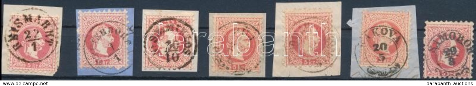 O 1867 7 Db Bélyeg / 7 Stamps 'REISMARKT', 'STEIERDORF', 'N:SZ:MIKLOS', 'PUJ',  'ROMAN-BOGSCHAN', 'KAKOVA', 'SAMOBOR' - Altri & Non Classificati