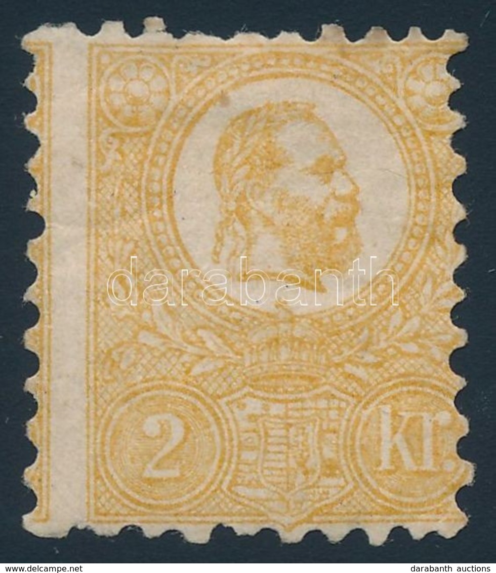 * 1871 K?nyomat 2kr Képbe Fogazva / Mi 1 With Strongly Shifted Perforation. Signed: Pfenninger - Altri & Non Classificati