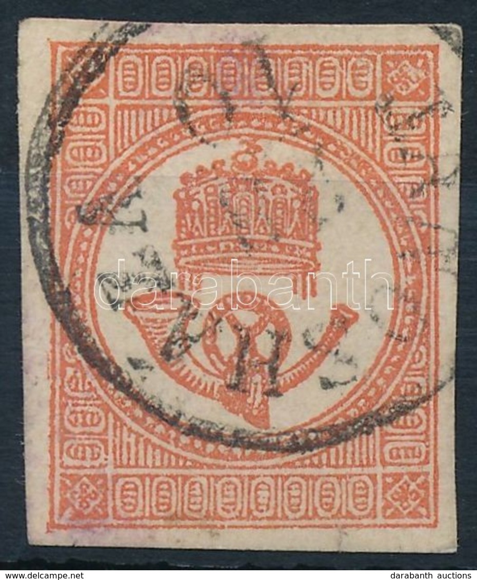O 1871 K?nyomású Hírlapbélyeg / Newspaper Stamp Mi 7a 'JÁNOSHÁZA' (Gudlin 200 P) - Altri & Non Classificati