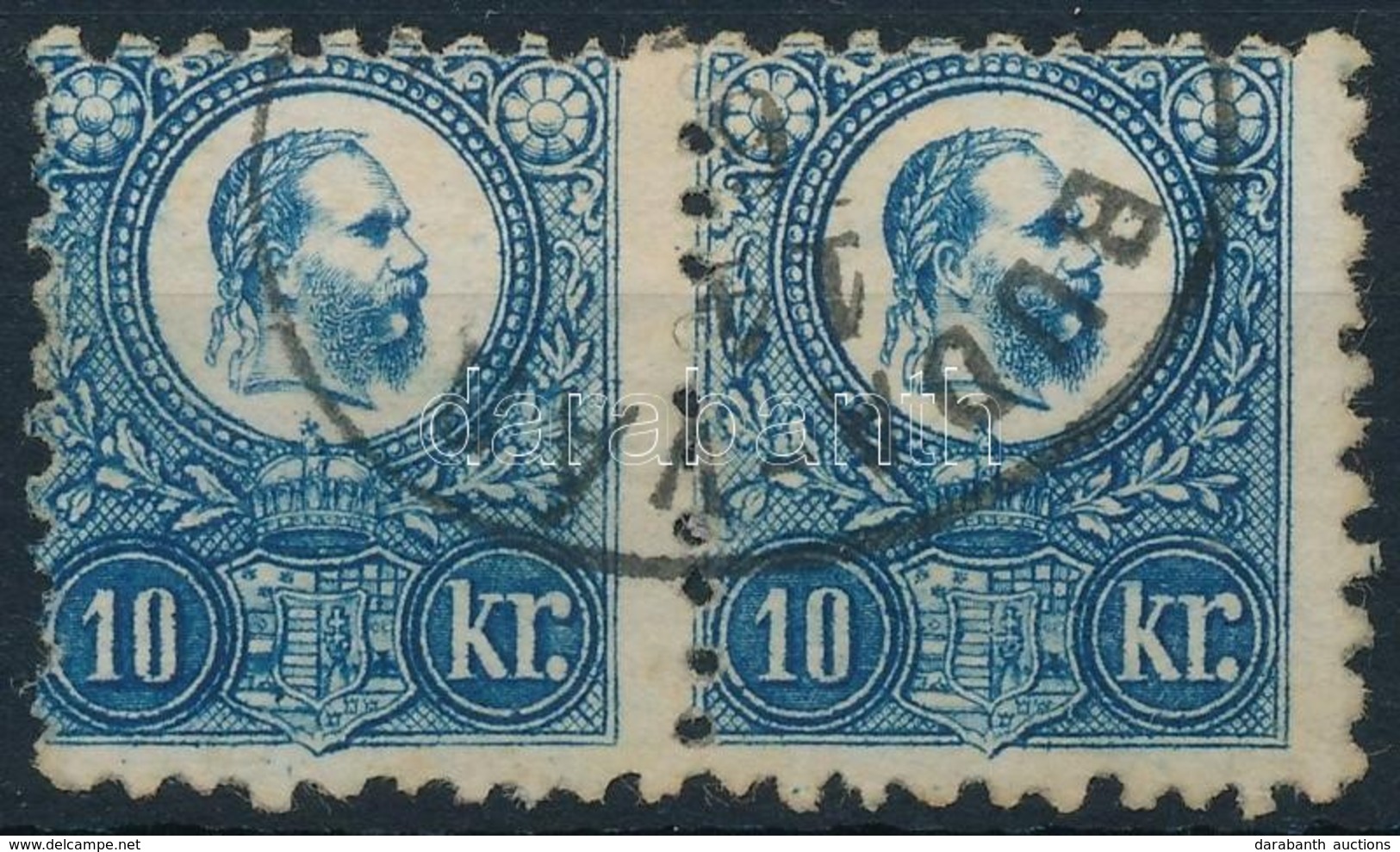 O 1871 10kr Pár / Pair 'BUDA-VÁR (AJÁNLOTT)' (Gudlin 200 P) - Altri & Non Classificati