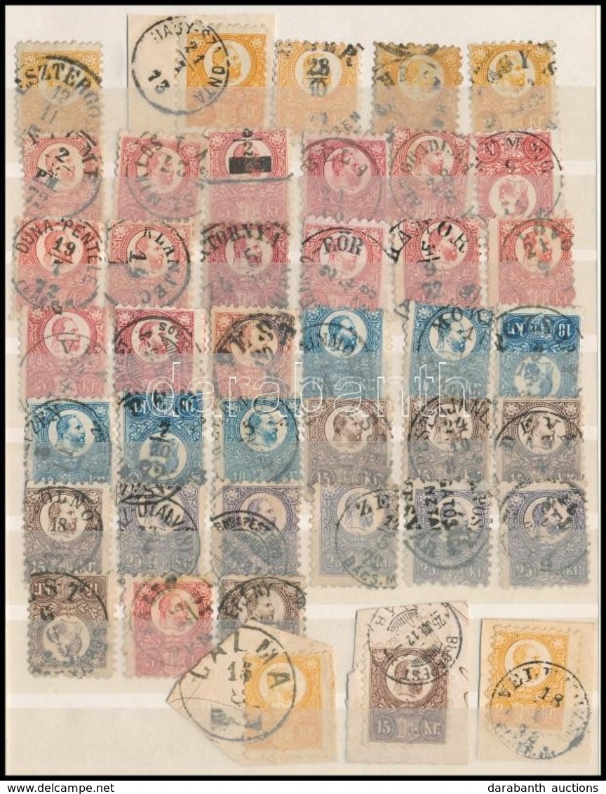 O 1871 41 Db Réznyomat Bélyeg Szép Bélyegzésekkel, Magas Gudlin Pont! / 41 Stamps With Nice Cancellations - Altri & Non Classificati
