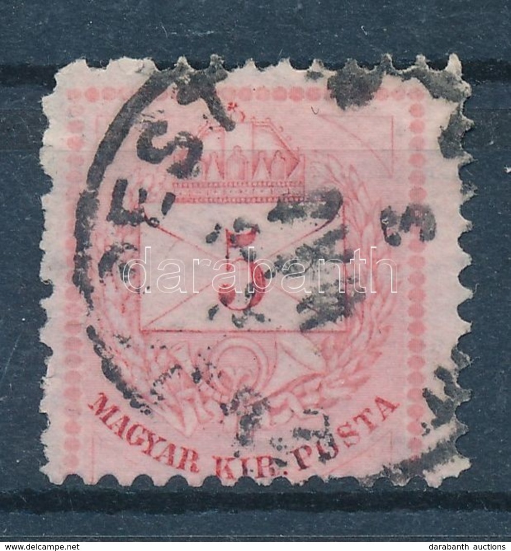 O 1881 5kr Er?sen Alacsonyra Fogazott Bélyeg / Shifted Perforation - Altri & Non Classificati