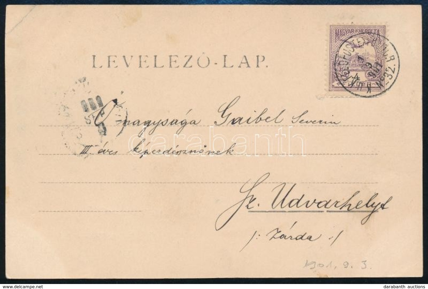 1901 Képeslap / Postcard 'K.u.K. FELDPOST EXPOSITUR 32.' - Sonstige & Ohne Zuordnung