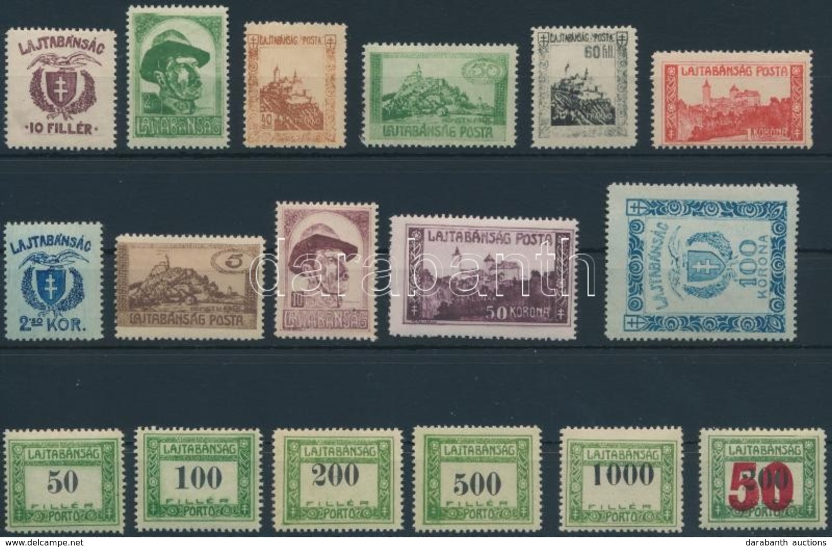 ** Nyugat-Magyarország VII. 1921 Teljes Sor / Mi 69-79 + P1-P6 Signed: Bodor - Altri & Non Classificati