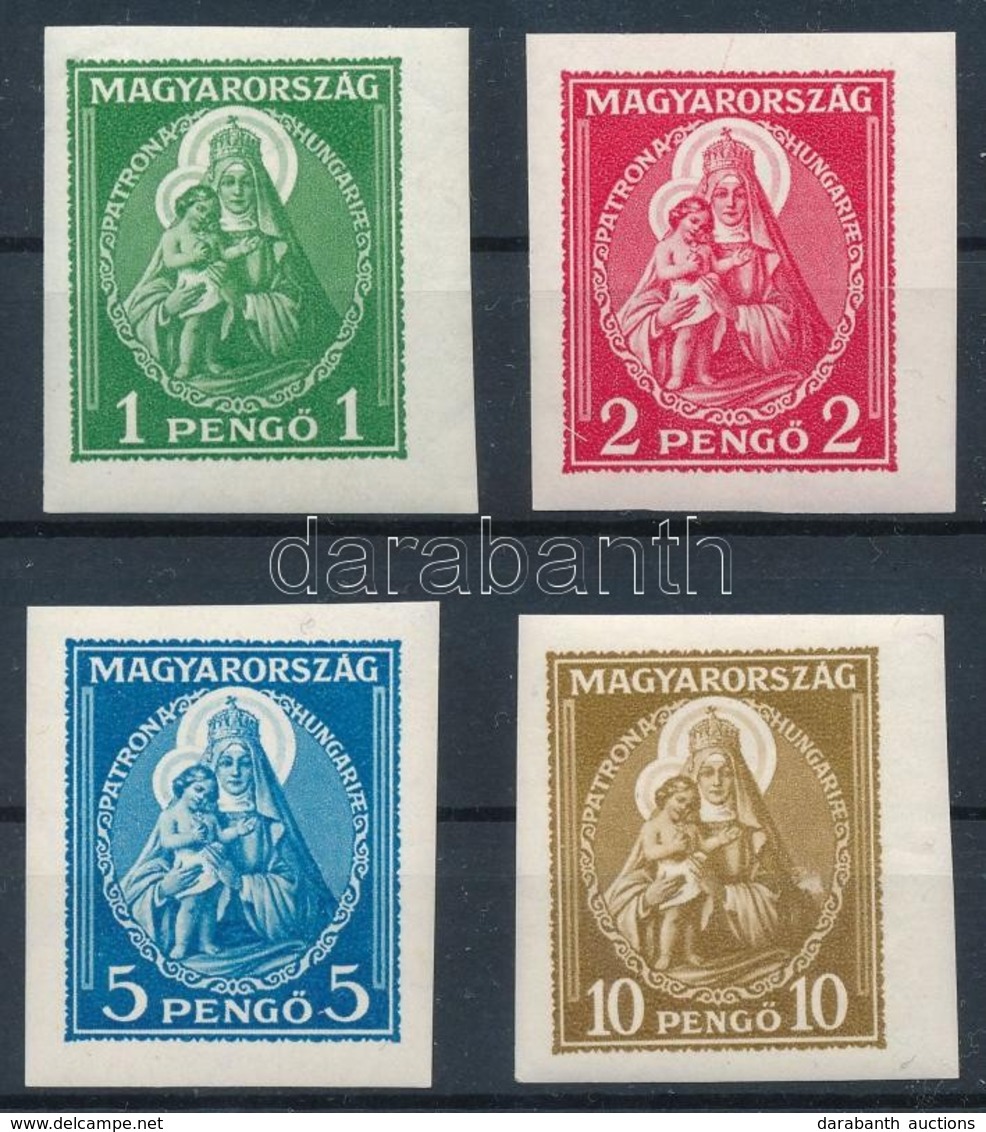 ** 1932 Nagy Madonna Vágott Sor (200.000) / Mi 484-487 Imperforate Set - Other & Unclassified