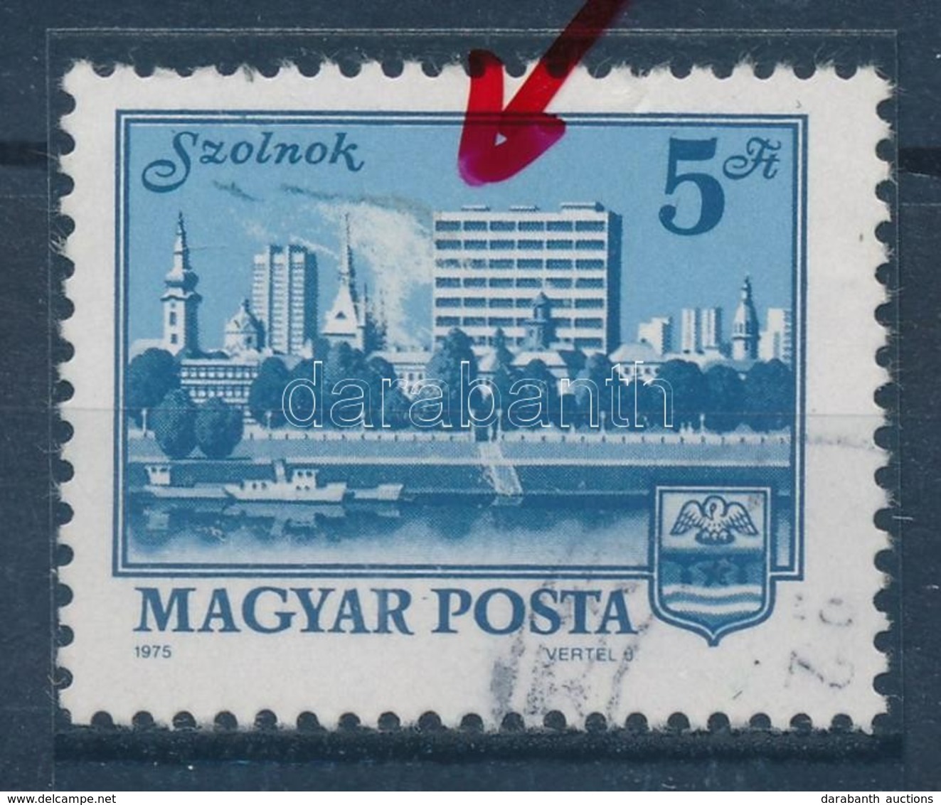 O 1975 Szolnok 5Ft Tévnyomattal / Mi 3025 With Plate Variety - Other & Unclassified