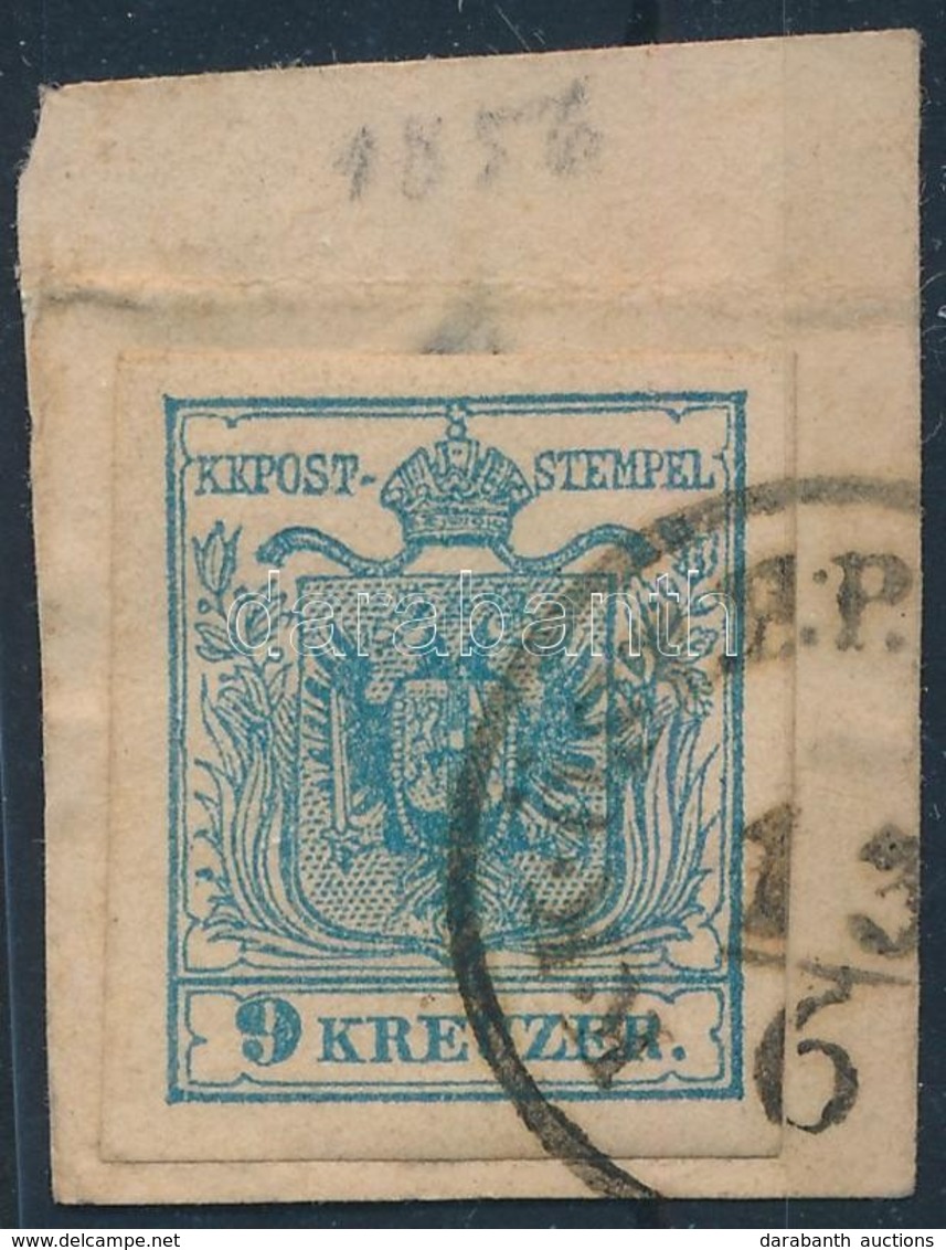 1850 9kr Kivágáson / On Cutting 'K.K.ÖST.F.P.....' - Altri & Non Classificati