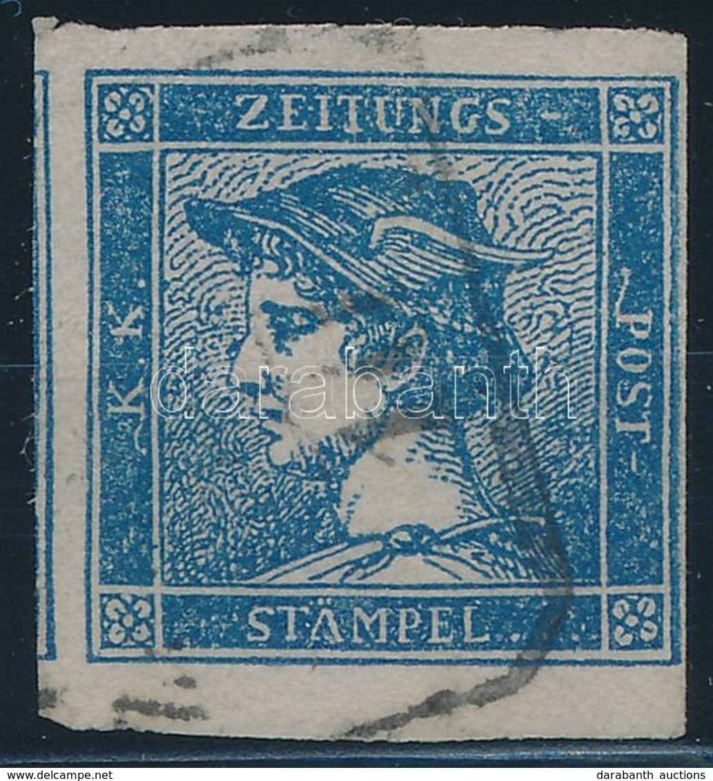 O 1851 Hírlapbélyeg / Newspaper Stamp, Certificate: Ferchenbauer - Altri & Non Classificati