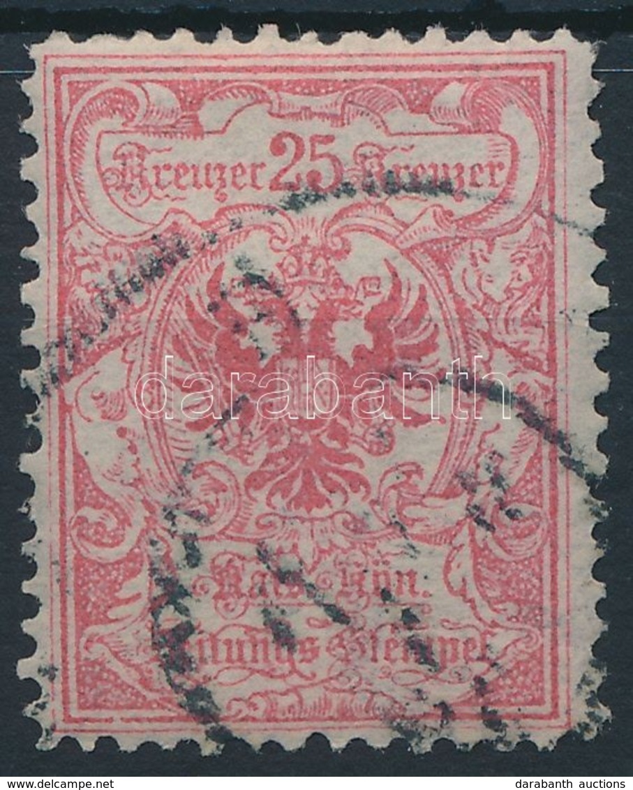 O 1890 Hírlapilleték Bélyeg / Newspaper Duty Stamp Mi 9 YB (Mi EUR 240,-) - Other & Unclassified