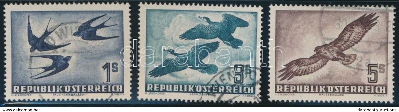 O 1953 Mi 984-986 (Mi EUR 260,-) - Altri & Non Classificati