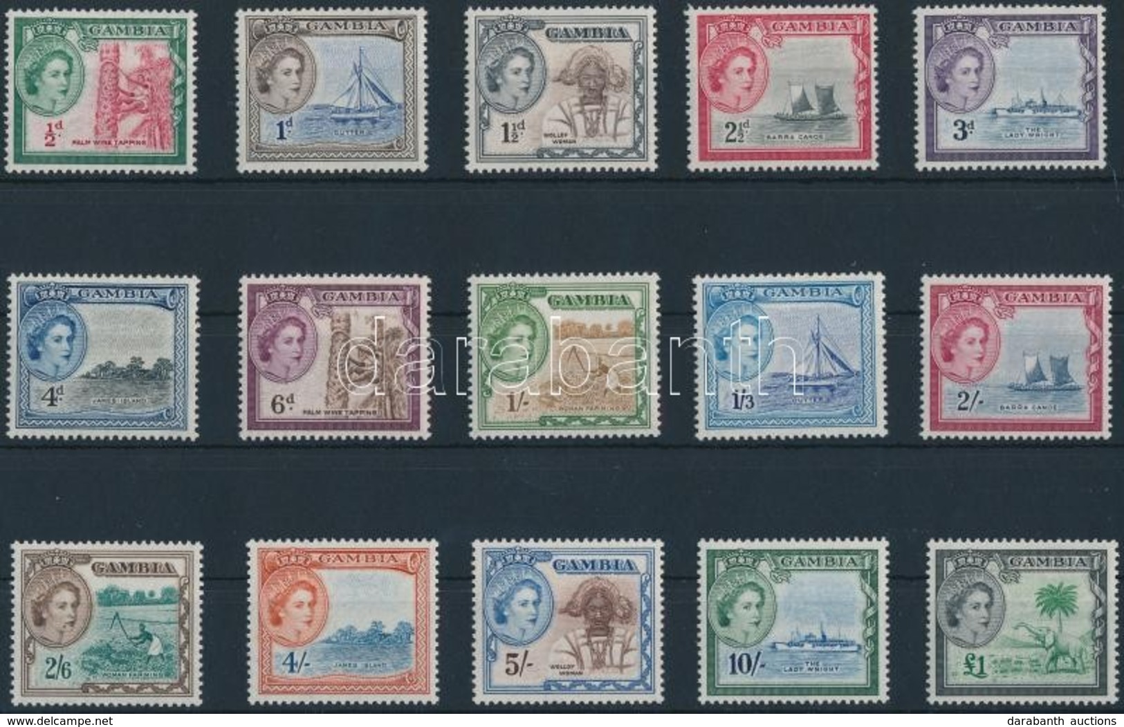 ** 1953 Forgalmi Mi 148-162 - Altri & Non Classificati