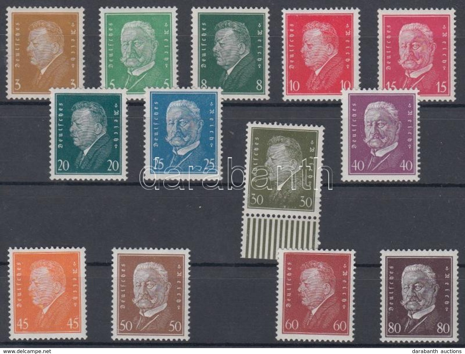 ** 1928 Forgalmi Sor / Definitive Set Mi 410-422 - Altri & Non Classificati