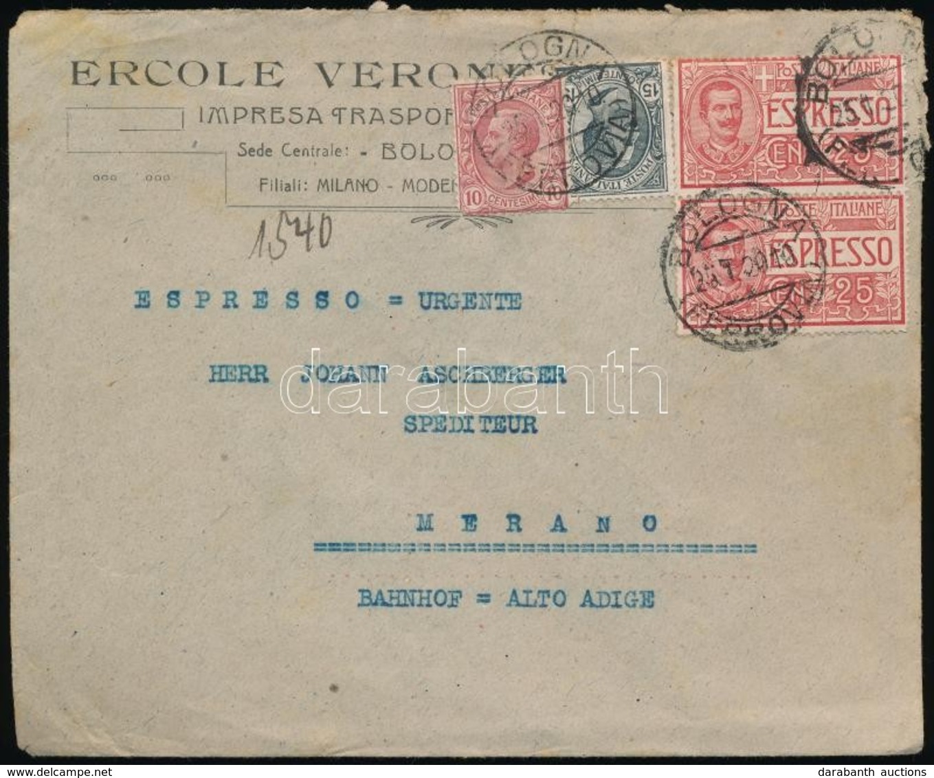 1920 Expressz Levél / Express Cover - Other & Unclassified