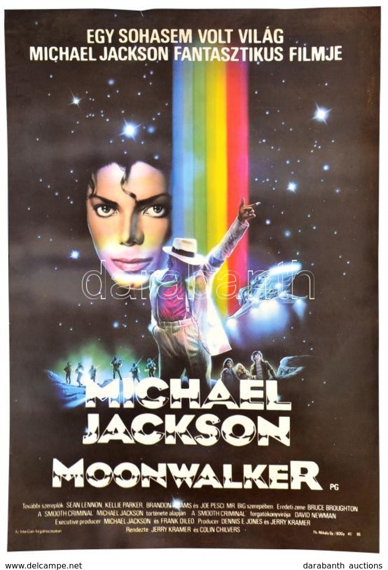 1989 Michael Jackson Moonwalker Film Plakát, 86x58,6 Cm - Altri & Non Classificati