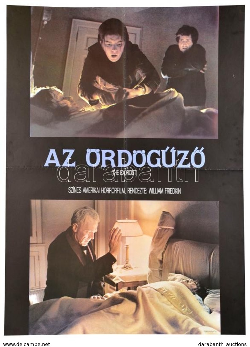 1989 Az ördög?z? (The Exorcist) Filmplakát, Hajtásnyommal, 84x59 Cm - Other & Unclassified