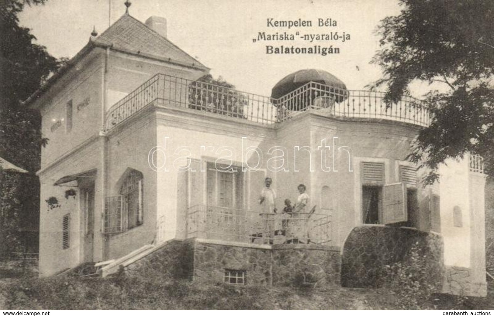 T2 1914 Balatonaliga, Kempelen Béla 'Mariska' Nyaralója - Ohne Zuordnung