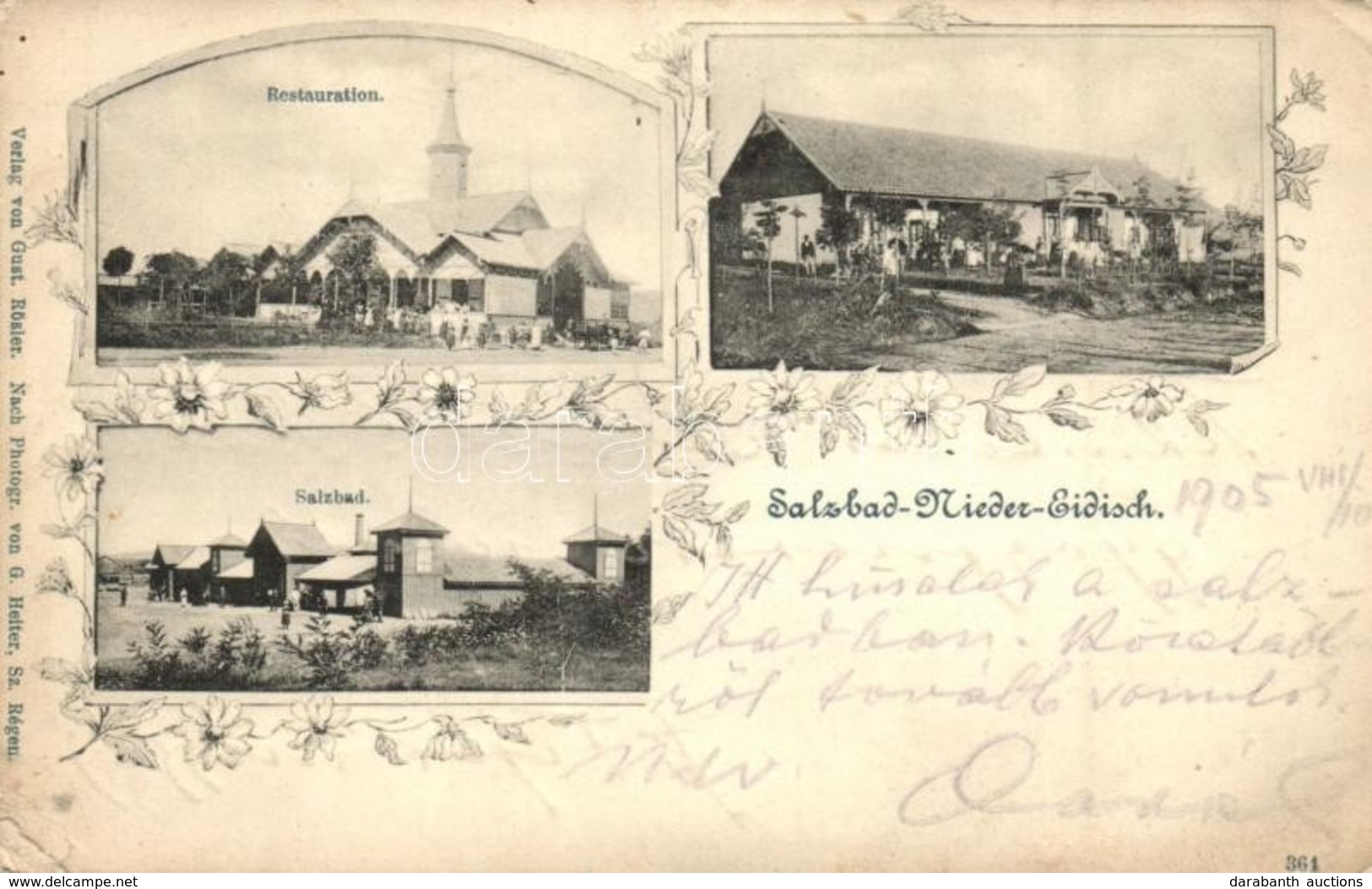 T2/T3 1905 Alsóidecs, Ideciu De Jos, Salzbad Nieder-Eidisch; Sósfürd?, étterem, Nyaraló / Spa, Restaurant, Villa. Art No - Non Classificati
