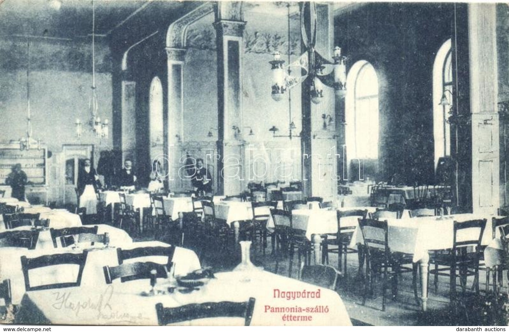 T2 1909 Nagyvárad, Oradea; Pannónia Szálloda, Bels? / Hotel Interior - Unclassified