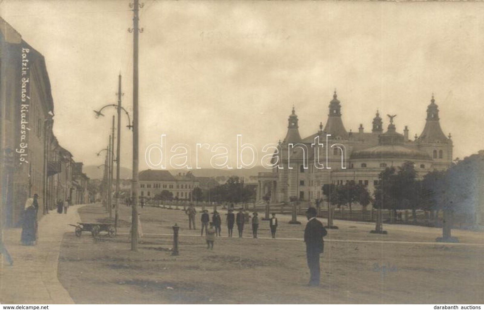 ** T2 ~1900 Igló, Iglau, Spisská Nová Ves; Színház és Vigadó. Latzin János Kiadása / Theatre And Redoute. Original Photo - Non Classificati