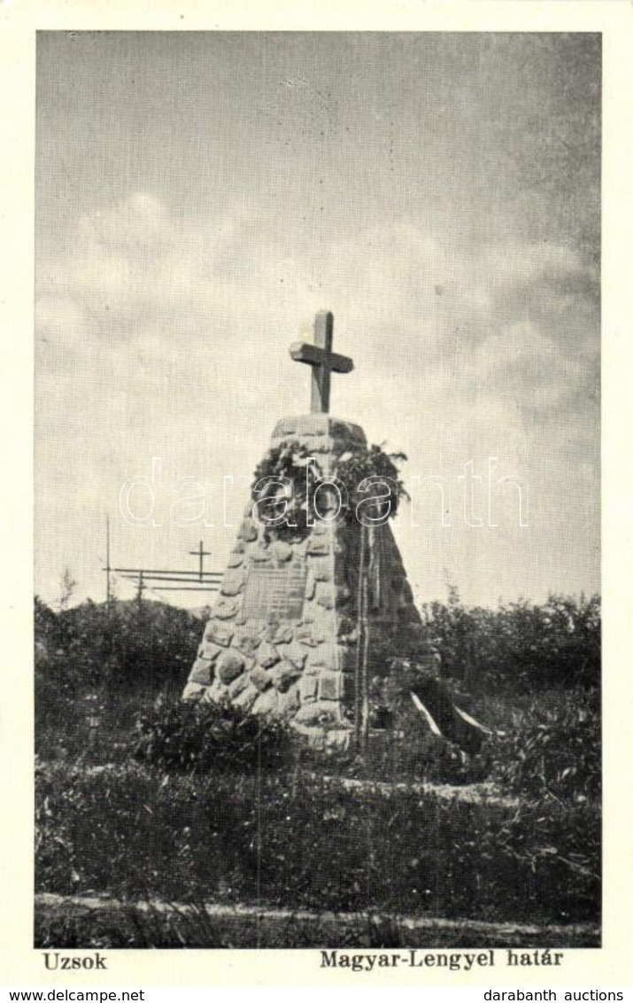 ** T1/T2 Uzsok, Uzhok; Magyar-Lengyel Határ Emlékm? / Hungarian-Polish Border Memorial Monument - Non Classificati