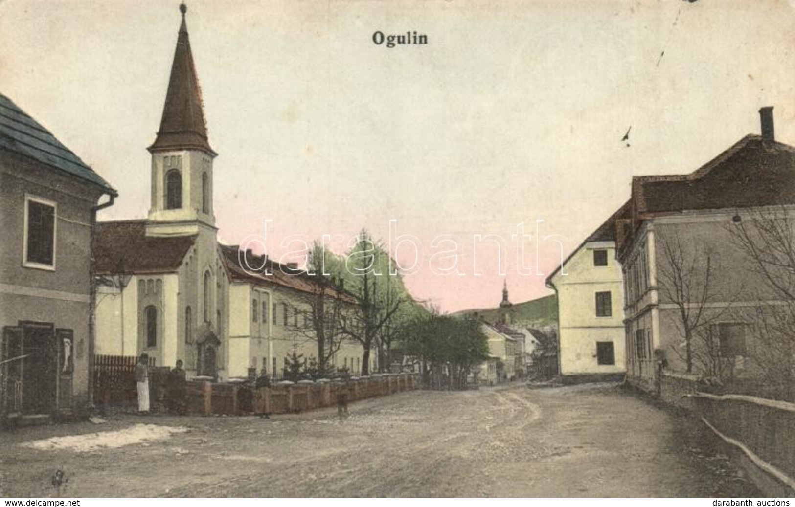 * T2 Ogulin, Utcakép Templommal / Street View With Church - Non Classificati